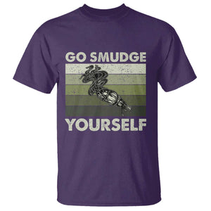 Go Smudge Yourself T Shirt Funny Sage Bundle Smudging Feather TS10 Purple Print Your Wear