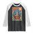 Anime Blue Cat Ramen Raglan Shirt Vintage Japanese Art Funny Kawaii Demon Cat Tiger TS10 Black White Print Your Wear