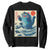 Blue Catzilla Cat Japanese Art Sweatshirt Kawaii Demon Tiger Funny Kitty Dad Gifts TS10 Black Print Your Wear