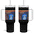 Blue Tiger Scream Tumbler With Handle Cute Animal Anime Demon Aesthetic Painting TS10 One Size: 40 oz Black Print Your Wear