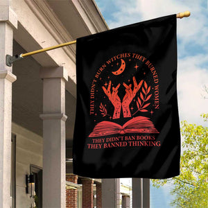 Feminist Witch Garden Flag They Didnt Burn Witches Women Halloween Feminism TS10 Print Your Wear
