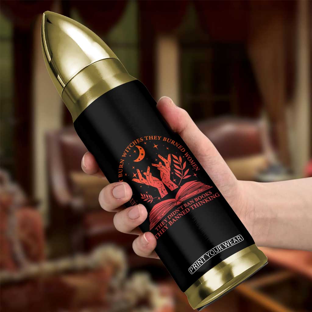 Feminist Witch Bullet Tumbler They Didnt Burn Witches Women Halloween Feminism TS10 Print Your Wear