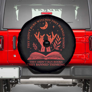 Feminist Witch Spare Tire Cover They Didnt Burn Witches Women Halloween Feminism TS10 Black Print Your Wear