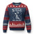 Vintage Witch Ugly Christmas Sweater Spooky Skeleton Witchcore Not Enough Sage For This Shit TS10 Navy Red Print Your Wear