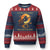 Funny Witch Ugly Christmas Sweater On A Dark Desert Highway Cool Wind In My Hair TS10 Navy Red Print Your Wear