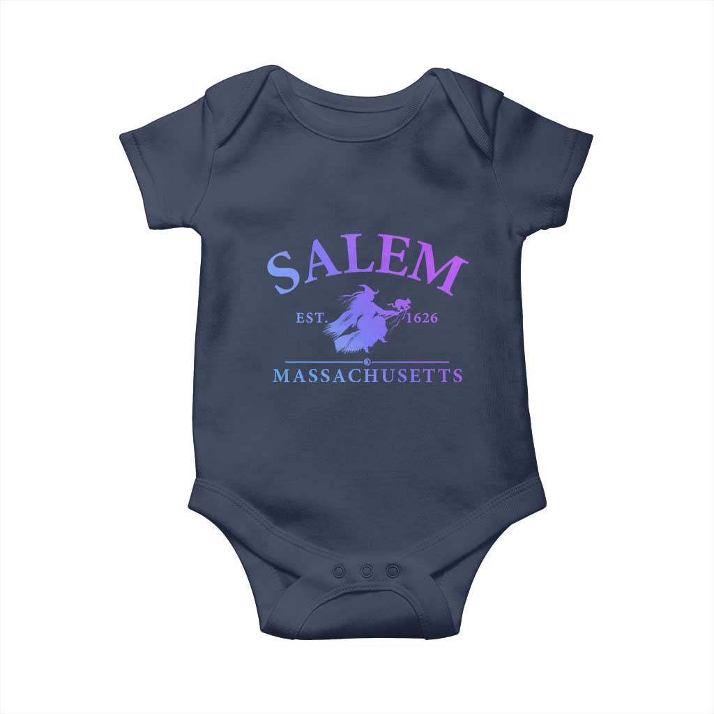 1692 They Missed One Baby Onesie Halloween Salem Witch Trials TS10 Navy Print Your Wear