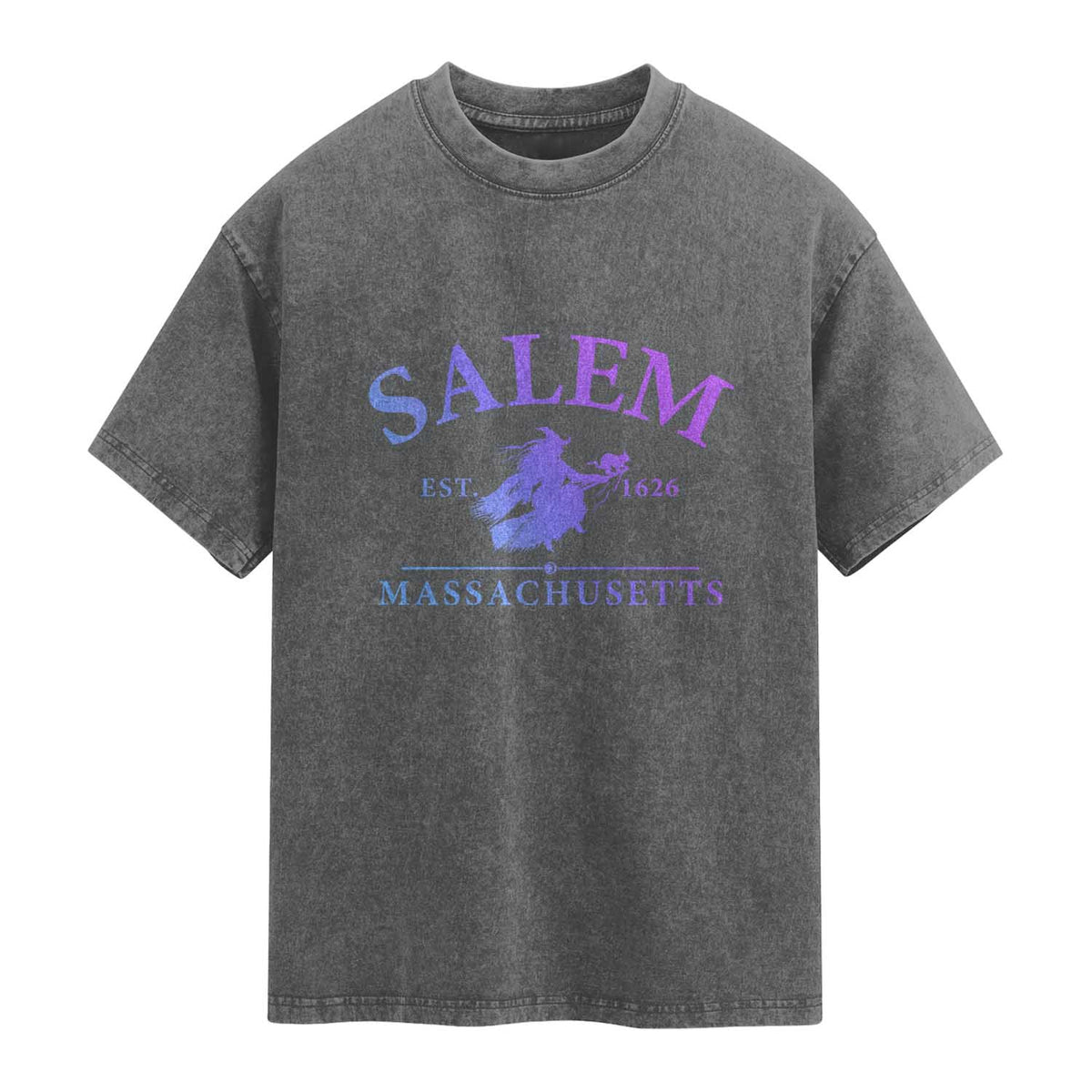 1692 They Missed One Washed Cotton T-Shirt Halloween Salem Witch Trials