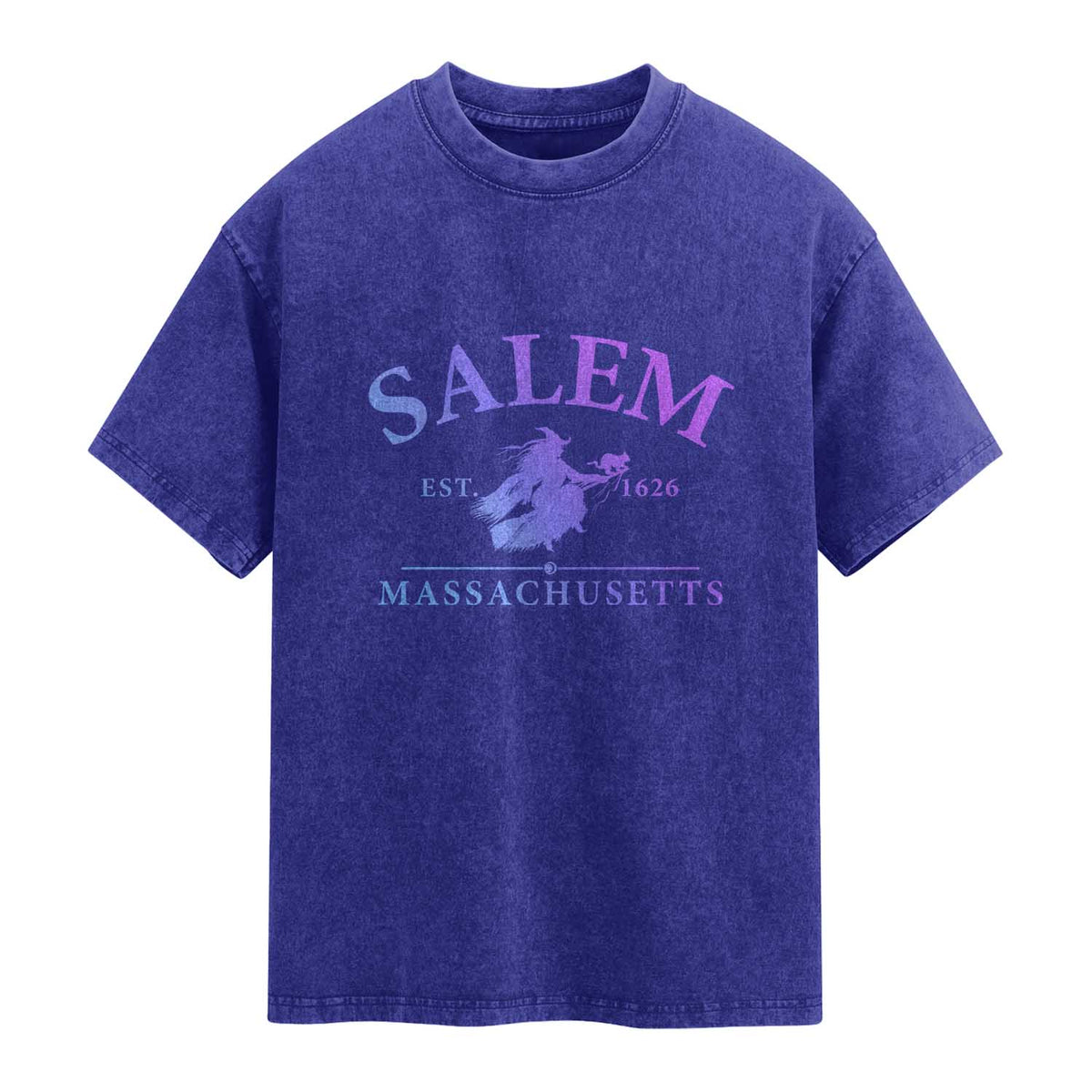 1692 They Missed One Washed Cotton T-Shirt Halloween Salem Witch Trials
