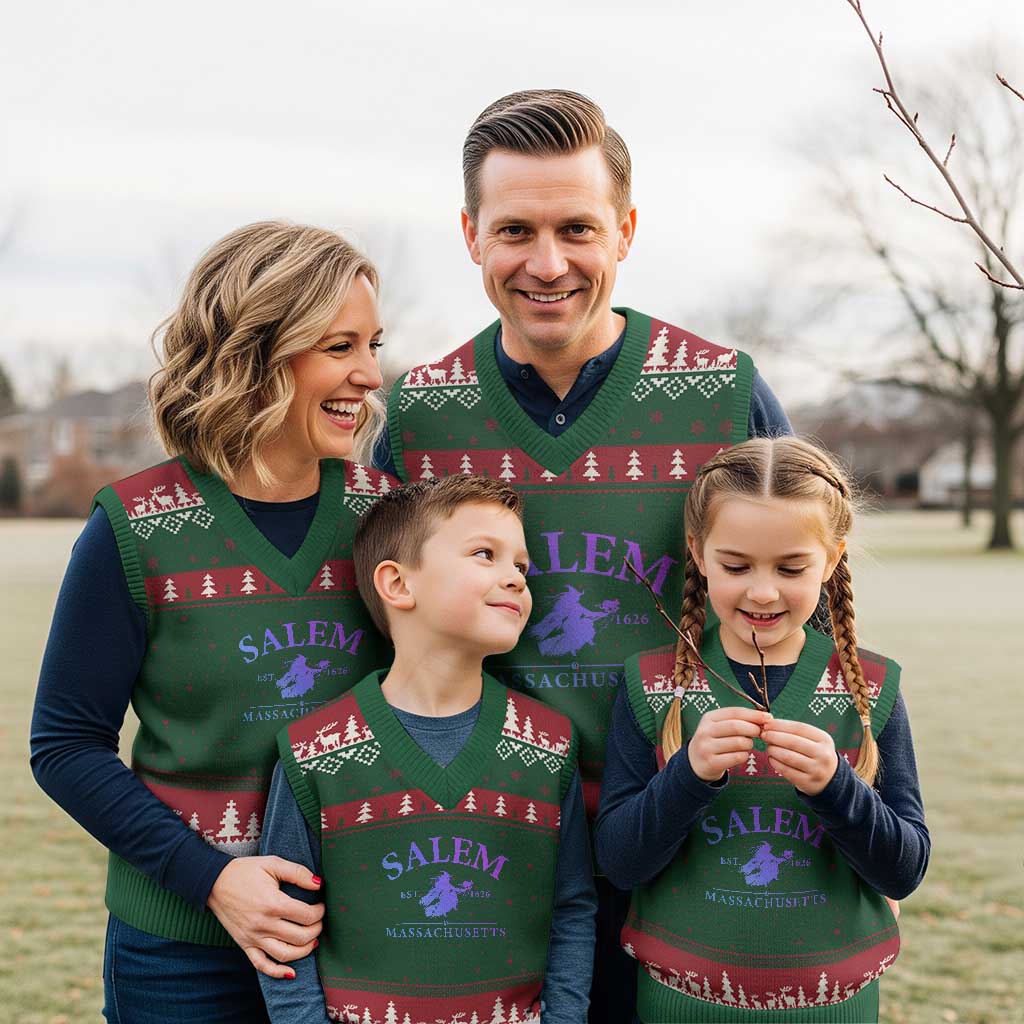 1692 They Missed One V-Neck Knit Sweater Vest Halloween Salem Witch Trials TS10 Red Green Print Your Wear