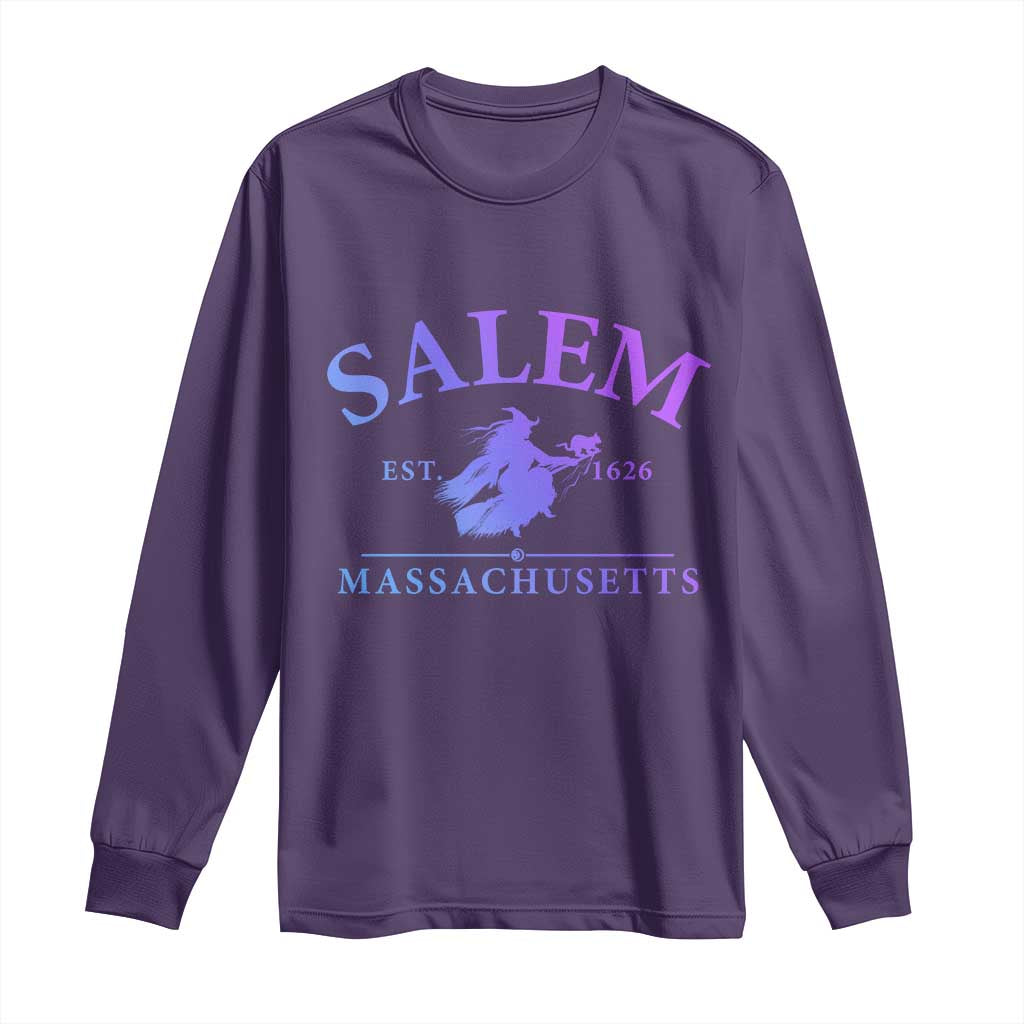 1692 They Missed One Long Sleeve Shirt Halloween Salem Witch Trials TS10 Purple Print Your Wear