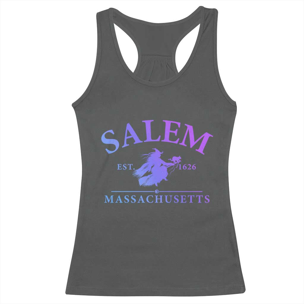 1692 They Missed One Racerback Tank Top Halloween Salem Witch Trials TS10 Dark Heather Print Your Wear