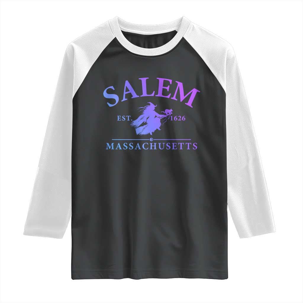 1692 They Missed One Raglan Shirt Halloween Salem Witch Trials TS10 Black White Print Your Wear