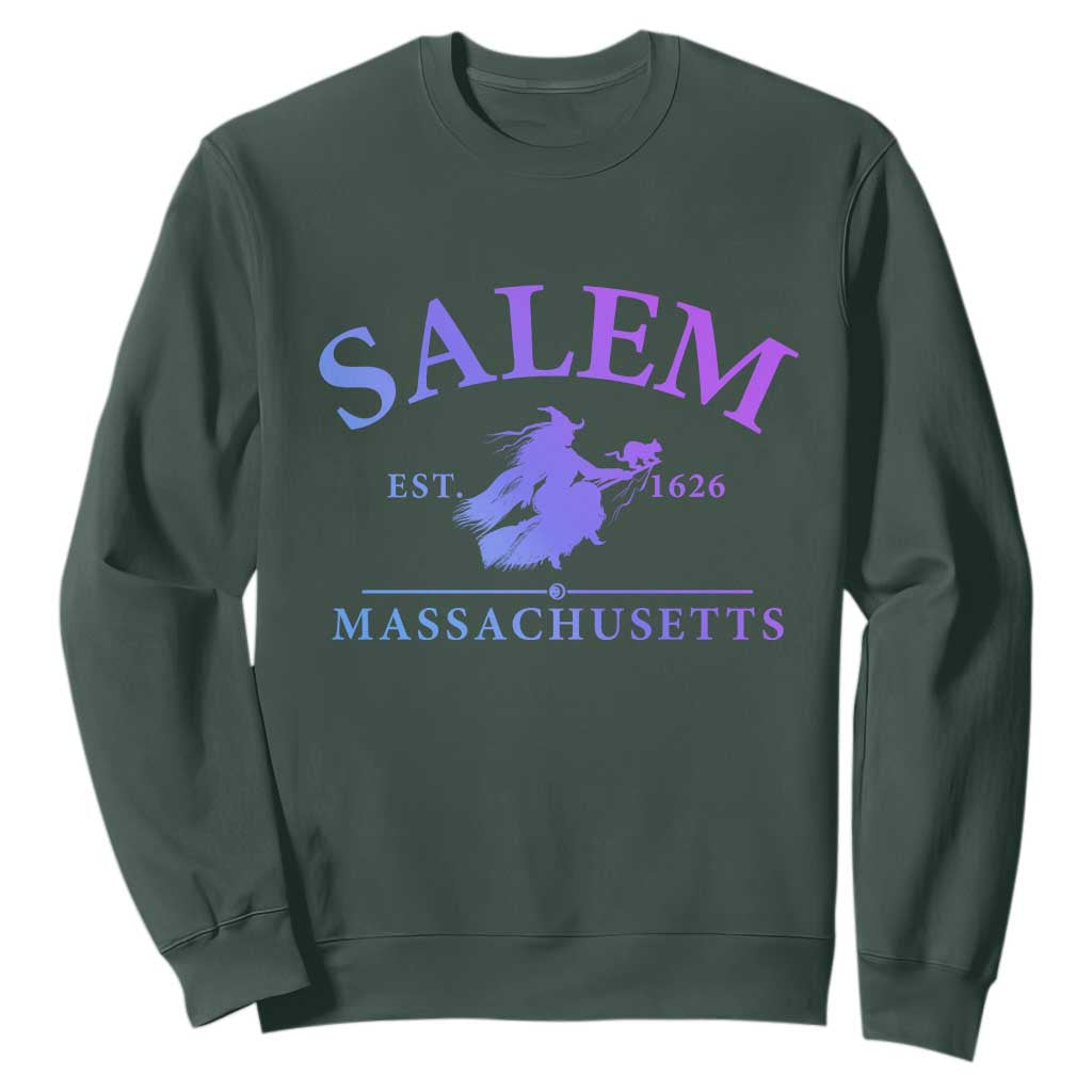 1692 They Missed One Sweatshirt Halloween Salem Witch Trials TS10 Dark Forest Green Print Your Wear