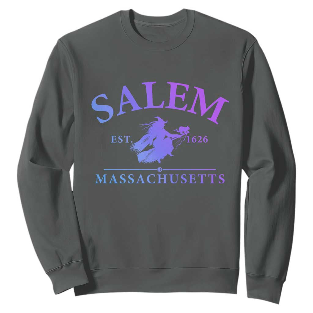 1692 They Missed One Sweatshirt Halloween Salem Witch Trials TS10 Dark Heather Print Your Wear