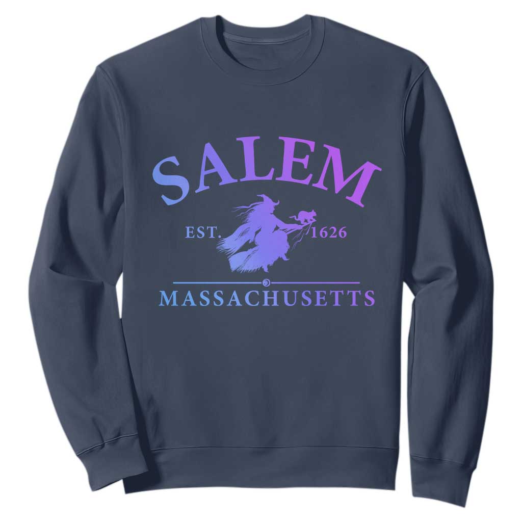 1692 They Missed One Sweatshirt Halloween Salem Witch Trials TS10 Navy Print Your Wear