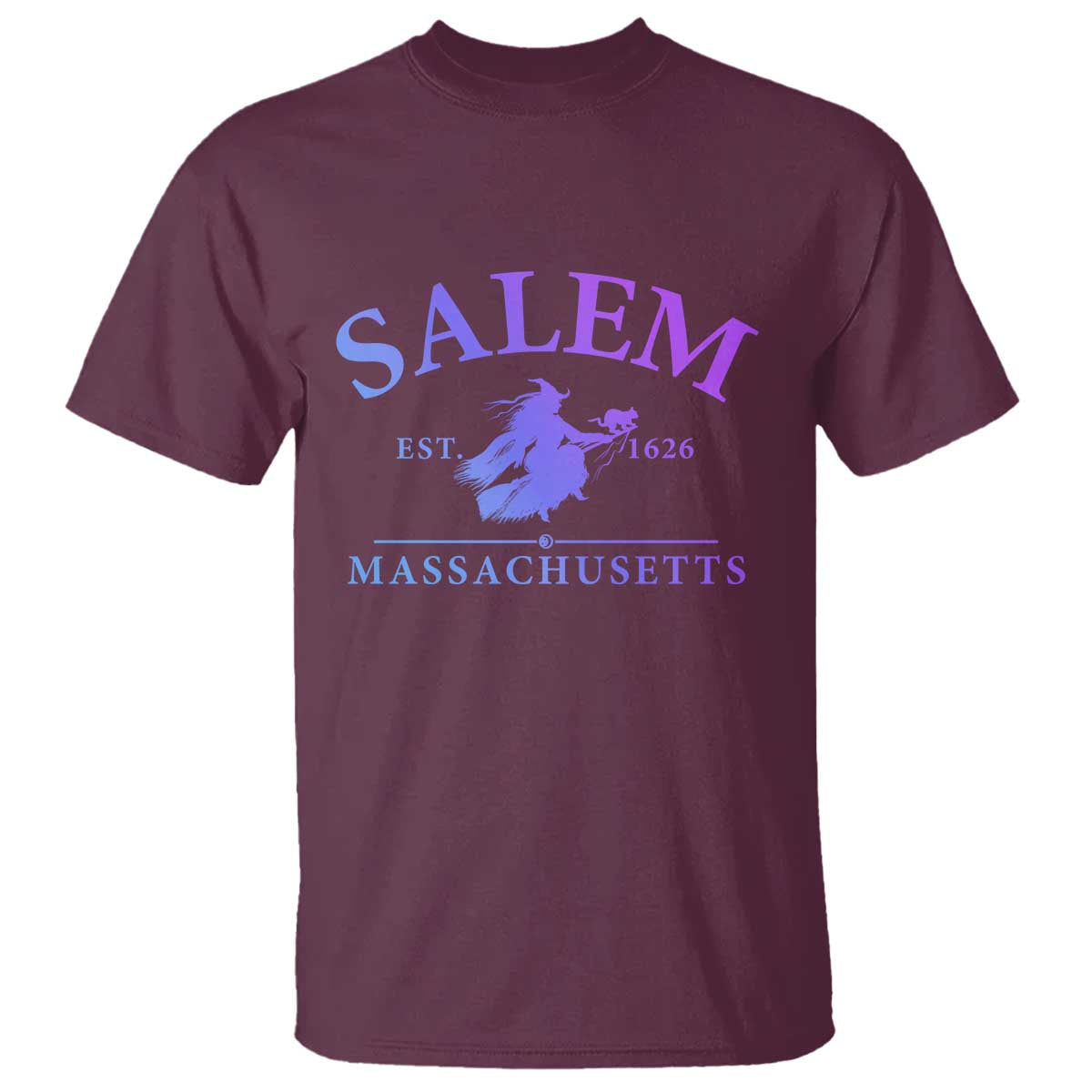 1692 They Missed One T Shirt Halloween Salem Witch Trials TS10 Maroon Print Your Wear