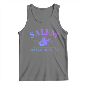 1692 They Missed One Tank Top Halloween Salem Witch Trials TS10 Black Heather Print Your Wear
