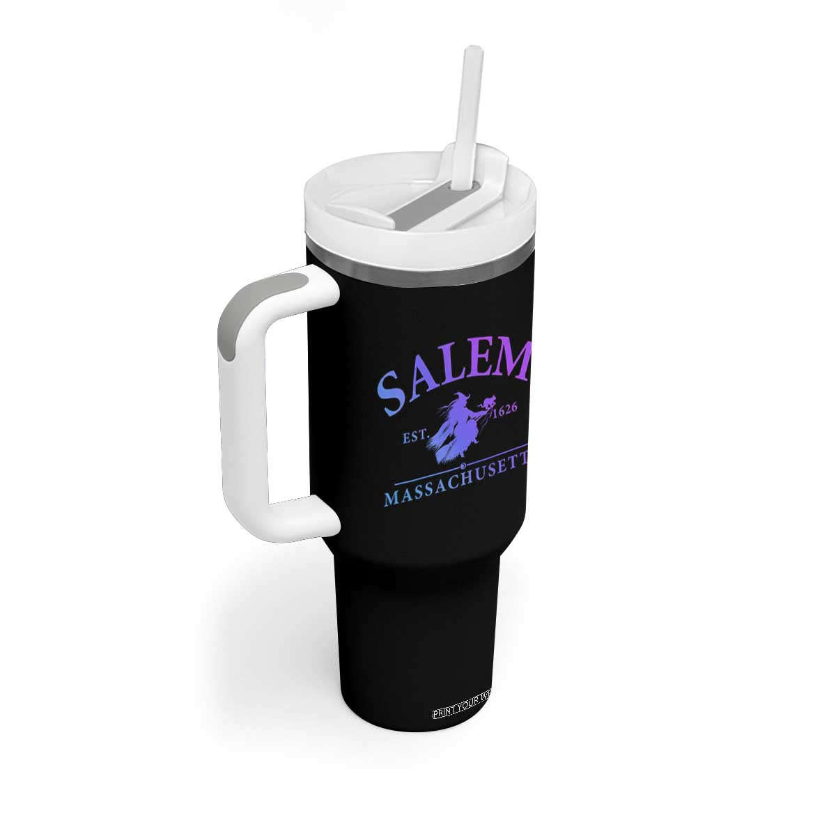 1692 They Missed One Tumbler With Handle Halloween Salem Witch Trials TS10 Print Your Wear