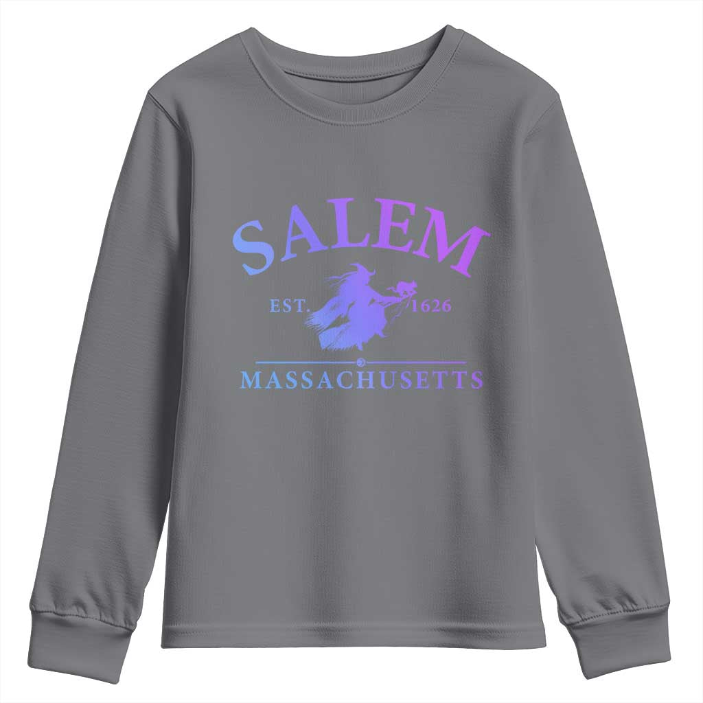 1692 They Missed One Youth Sweatshirt Halloween Salem Witch Trials TS10 Charcoal Print Your Wear