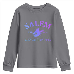 1692 They Missed One Youth Sweatshirt Halloween Salem Witch Trials TS10 Charcoal Print Your Wear