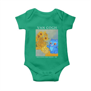 Van Gogh Kpop Fan Baby Onesie Blue Tiger Vintage Art Sunflower Cat TS10 Irish Green Print Your Wear