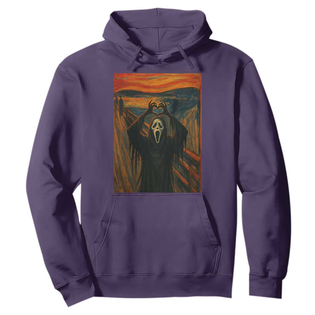 Ghost Heart Hands Hoodie Scary Face Horror Halloween TS10 Purple Print Your Wear