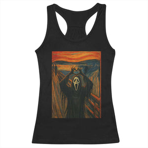 Ghost Heart Hands Racerback Tank Top Scary Face Horror Halloween TS10 Black Print Your Wear