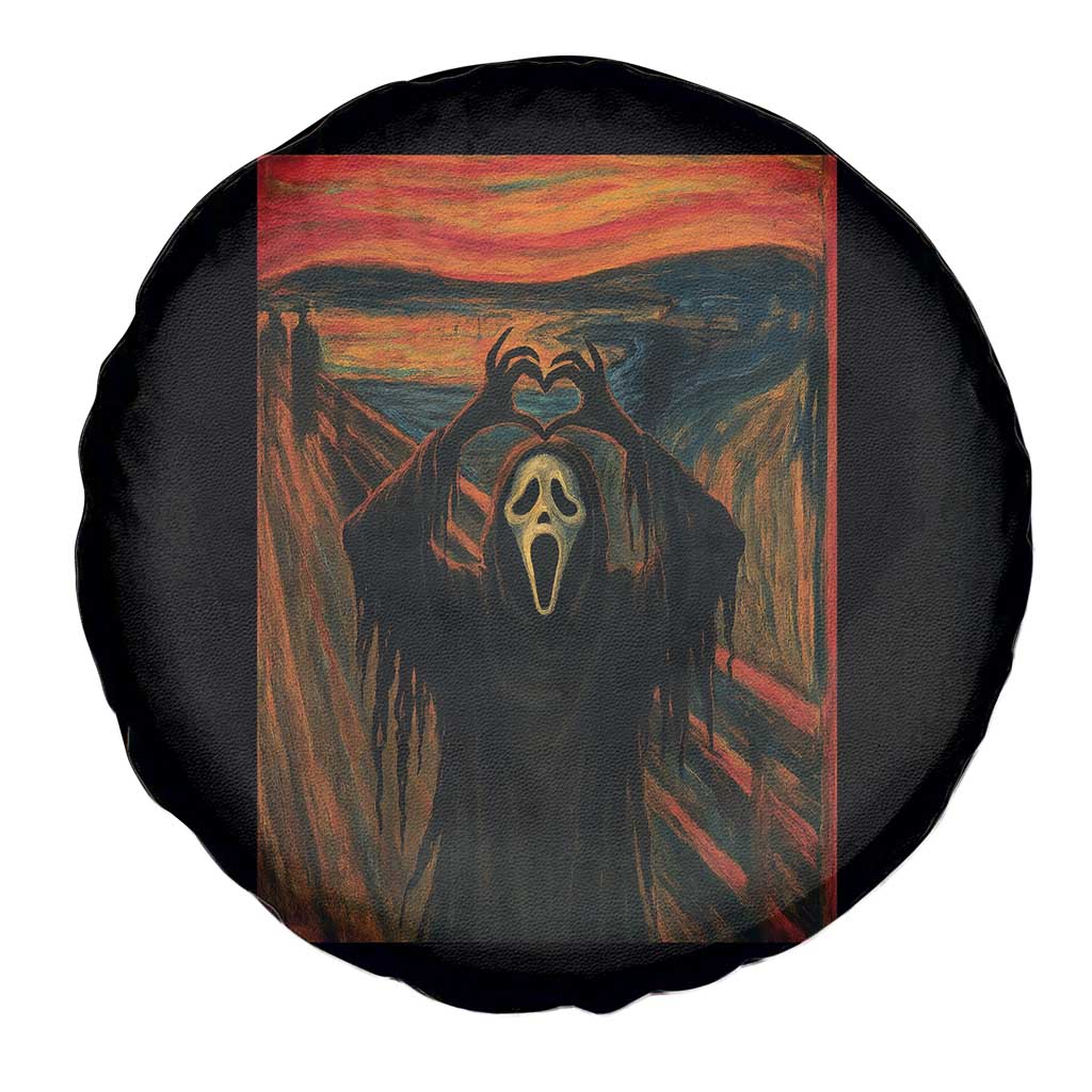 Ghost Heart Hands Spare Tire Cover Scary Face Horror Halloween TS10 Print Your Wear