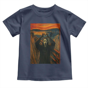 Ghost Heart Hands Toddler T Shirt Scary Face Horror Halloween TS10 Navy Print Your Wear