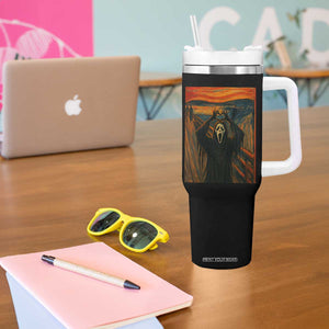 Ghost Heart Hands Tumbler With Handle Scary Face Horror Halloween TS10 Print Your Wear