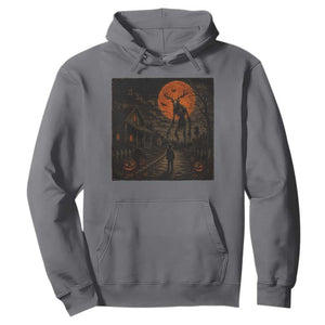 Wendigo Halloween Hoodie Vintage Deer Skull Spooky Night Graphic