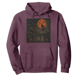 Wendigo Halloween Hoodie Vintage Deer Skull Spooky Night Graphic