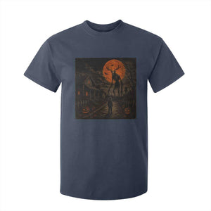Wendigo Halloween T Shirt For Kid Vintage Deer Skull Spooky Night Graphic