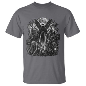 Cryptid Monsters Urban Legends T Shirt Vintage Dark Folklore Leave Before Dark Graphic