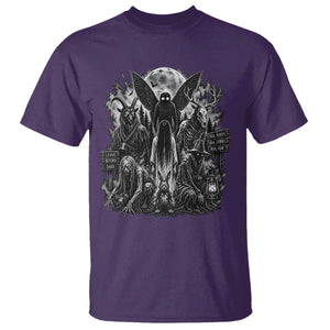 Cryptid Monsters Urban Legends T Shirt Vintage Dark Folklore Leave Before Dark Graphic