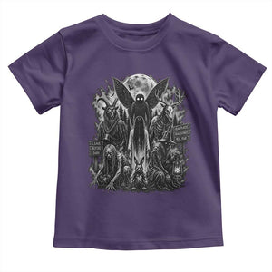 Cryptid Monsters Urban Legends Toddler T Shirt Vintage Dark Folklore Leave Before Dark Graphic