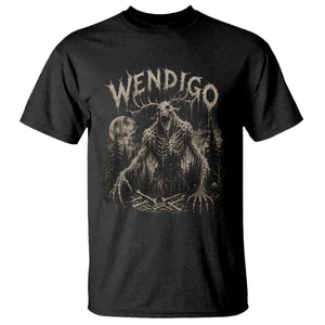 Wendigo Cryptid Monster T Shirt Heavy Metal Dark Fantasy Horror Graphic TS10 Black Print Your Wear