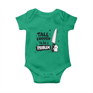 Tall Enough To Be A Problem Funny Duck Humor Baby Onesie