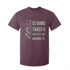 If I Had 12 Guns and The Government Math Second Amendment T Shirt For Kid