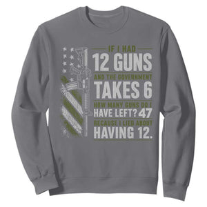 If I Had 12 Guns and The Government Math Second Amendment Sweatshirt