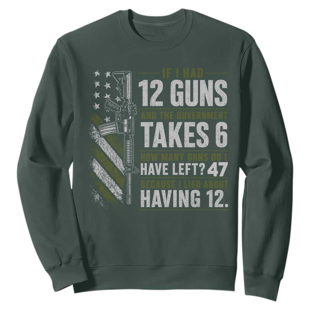 If I Had 12 Guns and The Government Math Second Amendment Sweatshirt