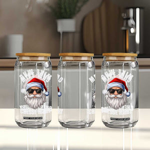 Funny Santa Jokes Glass Can Mike Who Chesse Hairy Inappropriate Adult Humor Christmas TS10 Print Your Wear