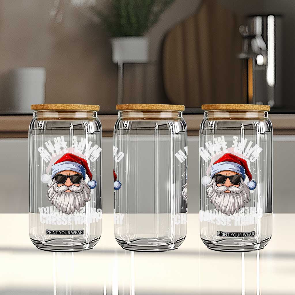 Funny Santa Jokes Glass Can Mike Who Chesse Hairy Inappropriate Adult Humor Christmas TS10 Print Your Wear
