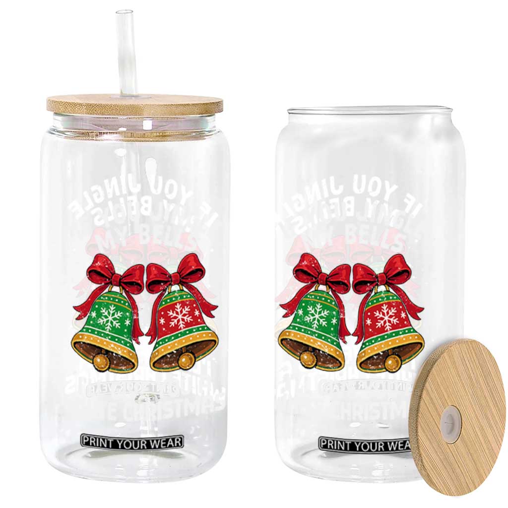 Jingle Bell Christmas Glass Can Funny Naughty White Elephant Gag Gift Exchange TS10 Print Your Wear