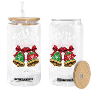 Jingle Bell Christmas Glass Can Funny Naughty White Elephant Gag Gift Exchange TS10 Print Your Wear