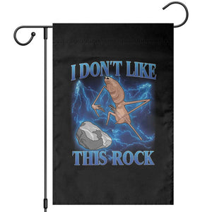Marcus The Worm Meme Garden Flag I Don't Like This Rock Bootleg TS10 Black Print Your Wear
