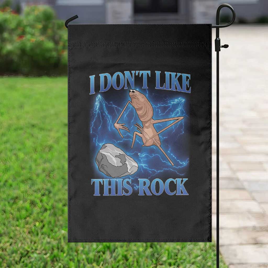 Marcus The Worm Meme Garden Flag I Don't Like This Rock Bootleg TS10 Print Your Wear