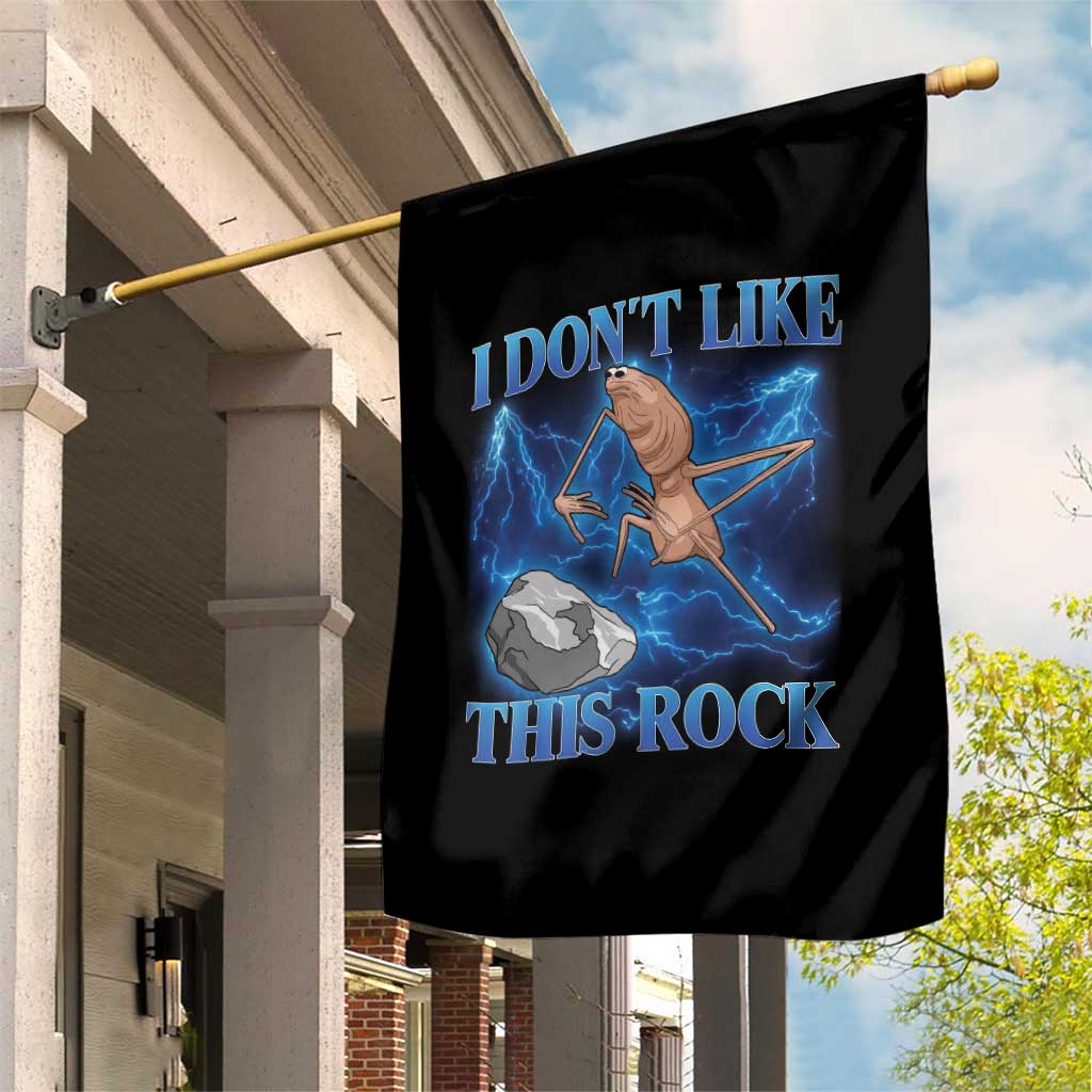 Marcus The Worm Meme Garden Flag I Don't Like This Rock Bootleg TS10 Print Your Wear