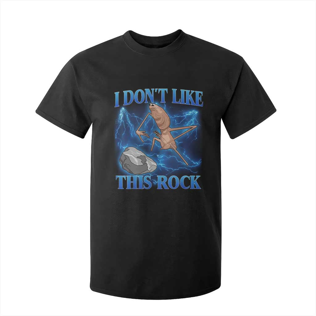Marcus The Worm Meme T Shirt For Kid I Don't Like This Rock Bootleg TS10 Black Print Your Wear