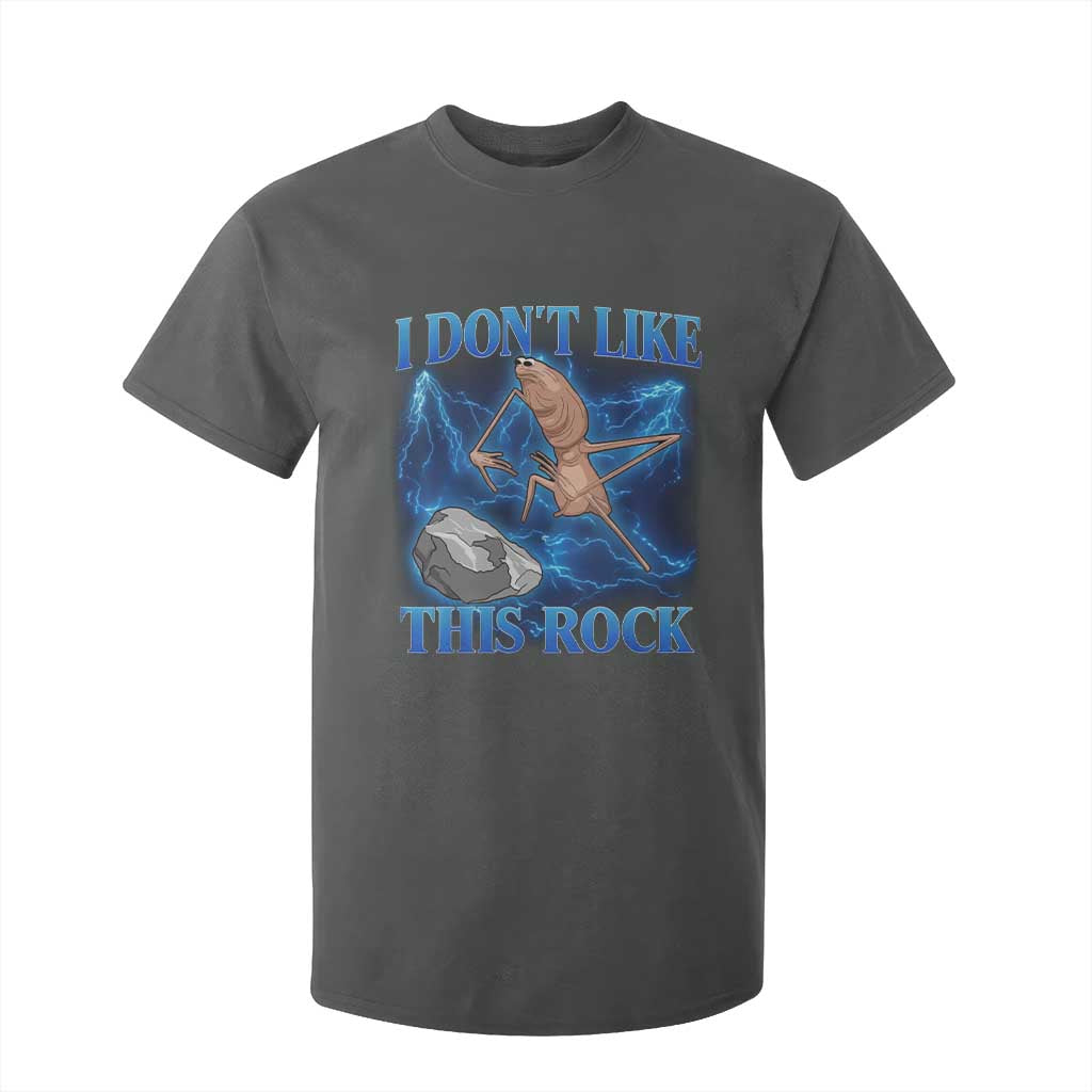 Marcus The Worm Meme T Shirt For Kid I Don't Like This Rock Bootleg TS10 Dark Heather Print Your Wear